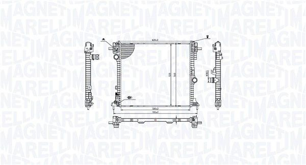 Radiador de esfriamento de motor Alfa Romeo Giulia preço, a partir de 198,21 USD